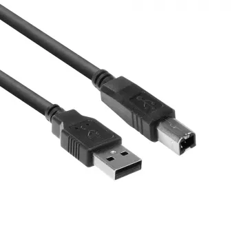 USB-kaapeli ACT USB 2.0 A-uros - USB B-uros 3,00 m