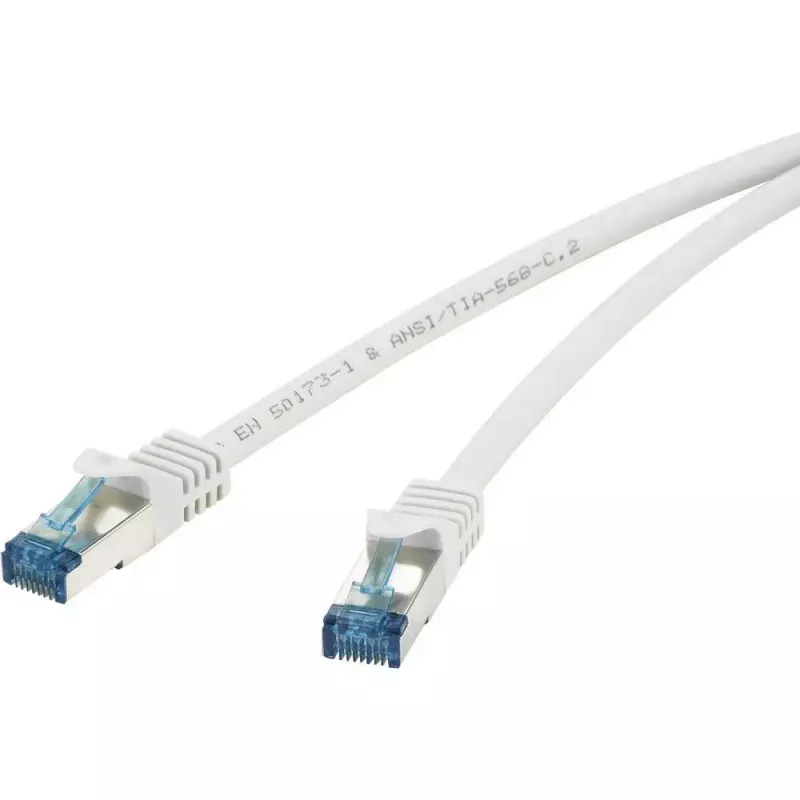 Verkkokaapeli Renkforce RF-3829278 3 m Cat6a S/FTP harmaa