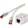 Verkkokaapeli Renkforce RF-3829278 3 m Cat6a S/FTP harmaa