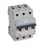 Johdonsuojakatkaisija Legrand TX3 C25A 3-napainen 6 kA 3 moduulia (MPN 403547)