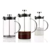 French Press Ritzenhoff & Breker Rio 0,8 l musta hopea läpinäkyvä