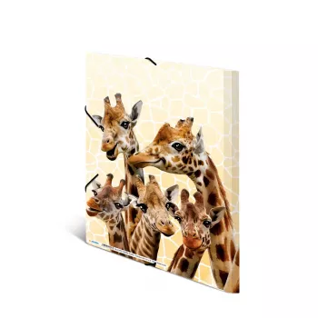 Tavallinen dokumenttikansio HERMA Giraffe Friends polypropeeni (PP) monivärinen A4