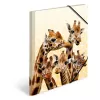 Tavallinen kansio HERMA Giraffe Friends polypropeeni A3
