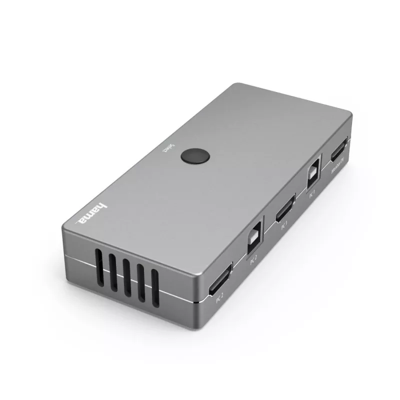 KVM-kytkin Hama 00200135 USB HDMI 4K Ultra HD