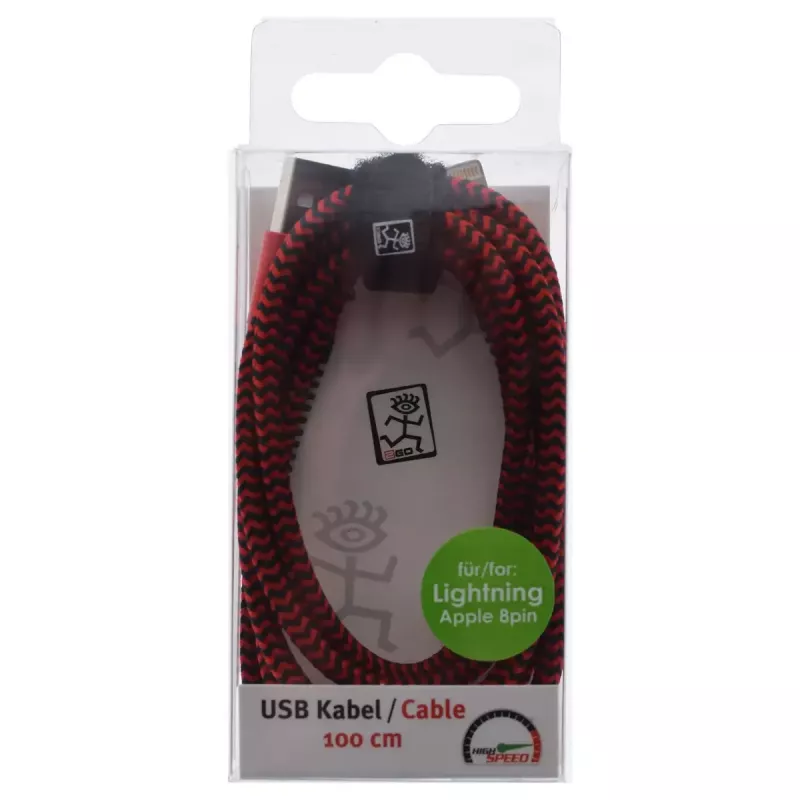2GO 795946 Lightning-kaapeli 1 m punainen