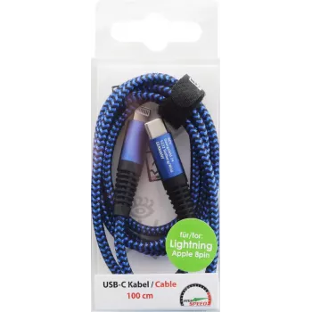 2GO 797196 Lightning-kaapeli 1 m sininen USB-C