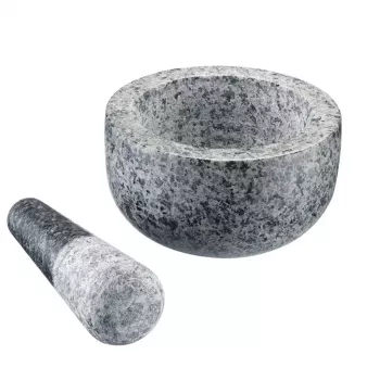 Mortaari ja survin Westmark graniitti harmaa — graniitti, Ø 13 cm, 131×131 mm