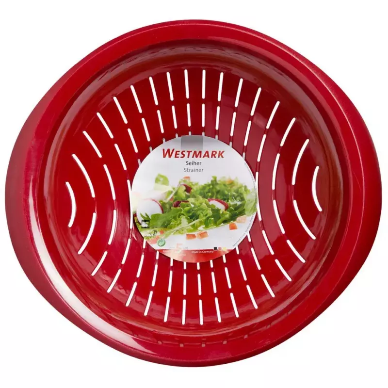 Keittiösiivilä Westmark 2424227R, muovi, pyöreä, 25 cm halkaisija, punainen