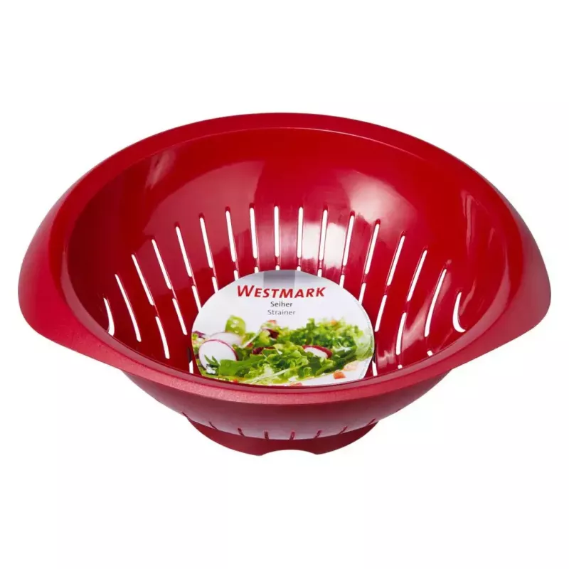 Keittiösiivilä Westmark 2424227R, muovi, pyöreä, 25 cm halkaisija, punainen