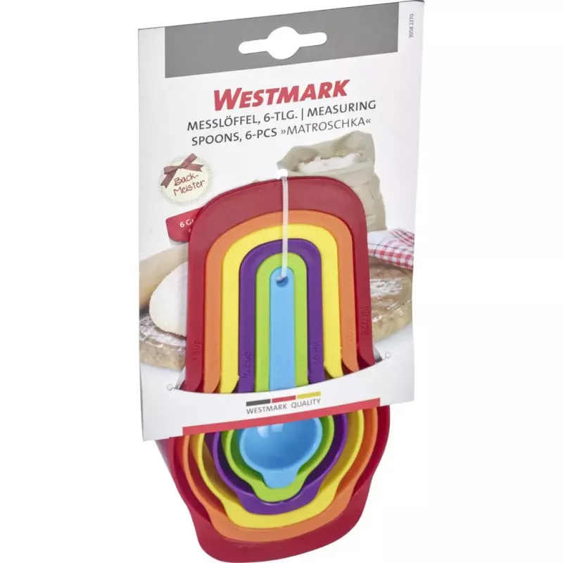 Westmark Matroschka mittalusikat, 6 kpl, polypropeeni (PP)