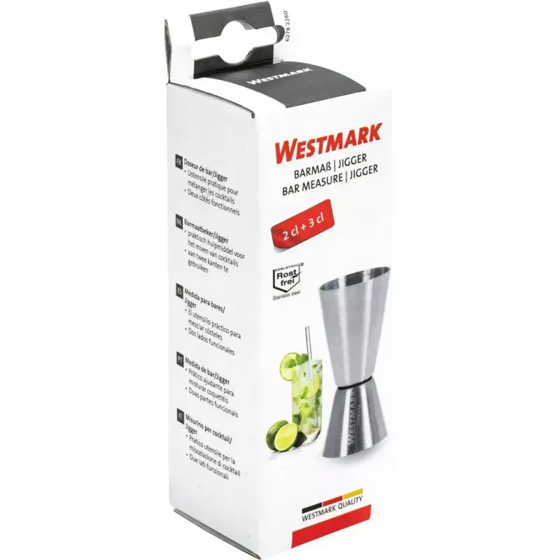 Westmark 62782260 cocktail-mittakuppi 50 ml ruostumaton teräs 1 kpl