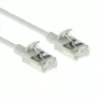 ACT harmaa 7 metrin LSZH U/FTP CAT6A datakeskuksen Slimline-patchkaapeli snagless RJ45-liittimillä