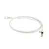 ACT harmaa 10 m LSZH U/FTP CAT6A datakeskuksen Slimline-patchkaapeli ilman lukituskynsiä RJ45-liittimillä