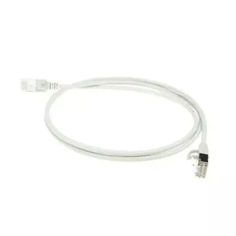 ACT harmaa 10 m LSZH U/FTP CAT6A datakeskuksen Slimline-patchkaapeli ilman lukituskynsiä RJ45-liittimillä