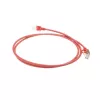 ACT punainen 10 m LSZH U/FTP CAT6A datakeskuksen Slimline-patchkaapeli RJ45-liittimillä