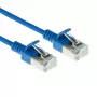 ACT sininen 7 m LSZH U/FTP CAT6A datakeskuksen Slimline-patchkaapeli lukituskynsien suojalla ja RJ45-liittimillä