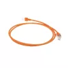 ACT oranssi 10 m LSZH U/FTP CAT6A datacenter-slimline-patchkaapeli, rastnasenfrei, RJ45-liittimillä