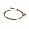 ACT ruskea 7 m LSZH U/FTP CAT6A datacenter-slimline-patchkaapeli, RJ45-liittimillä ja lukituskielekkeen suojauksella