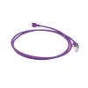 ACT violetti 7 m LSZH U/FTP CAT6A datacenter-slimline-patchkaapeli, snagless, RJ45-liittimillä