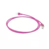 ACT pinkki 2 m LSZH U/FTP CAT6A datacenter-slimline-patchkaapeli, snagless, RJ45-liittimillä