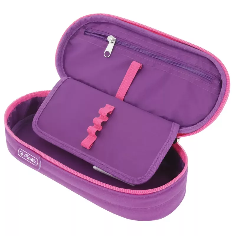 Pennala Herlitz Dip Dye Soft polyesteri pinkki violetti 215x95x60mm