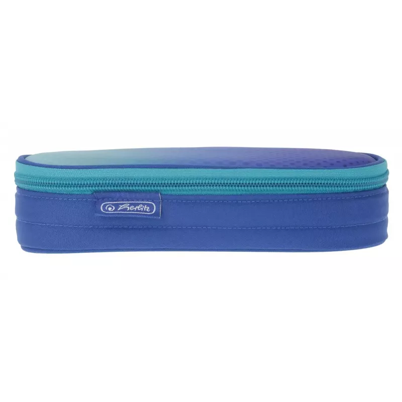 Herlitz Dip Dye Soft pennala polyesteri sininen turkoosi 215x95x60mm