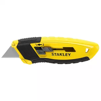 Yleisveitsi Stanley STHT10432-0 musta keltainen veitsi kiinteällä terällä