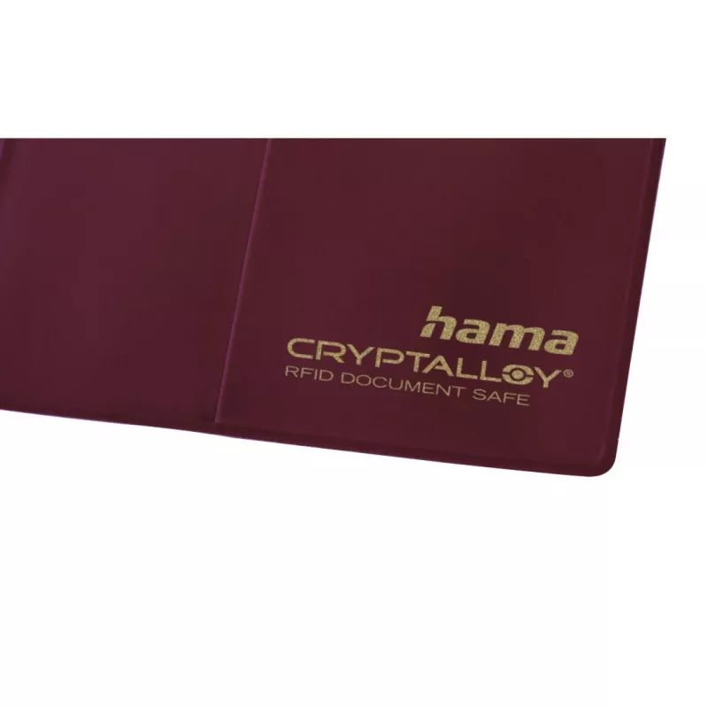 Hama kansainvälinen passikotelo burgundi polyeteeni