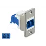 Keystone-moduuli DELOCK 91096, matala rakenne, RJ45-yhteensopiva istukka