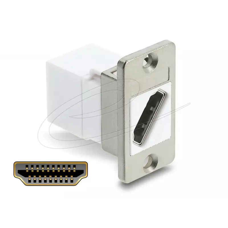 Keystone-moduuli DELOCK 91101, matala rakenne, yksittäinen portti