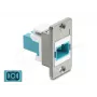 Keystone-moduuli DELOCK 91102, matala rakenne, RJ45-istukka yhteensopiva