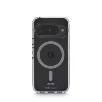 HAMA Extreme Protect -puhelinkotelo Google Pixel 10 / 10 Pro, läpinäkyvä, sopii jopa 16 cm (6,3 tuuman) näytölle