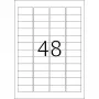 Tarrat HERMA Premium A4 48,3 x 16,9 mm valkoinen paperi matta 12800 kpl
