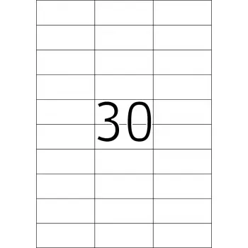 HERMA Premium A4 70x29,7 mm valkoinen paperi matta 6000 kpl