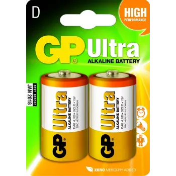 Kertakäyttöparisto GP Batteries Ultra Alkaline D