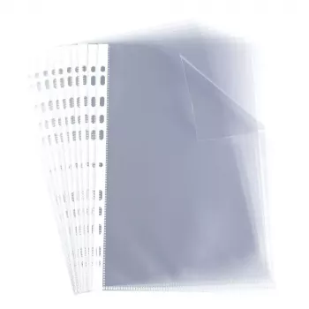 ELBA esitetasku, A4, PP, 0,06 mm, lasinkirkas, ylhäältä avoin, eurolävistys, 230 x 307 mm (M970506)