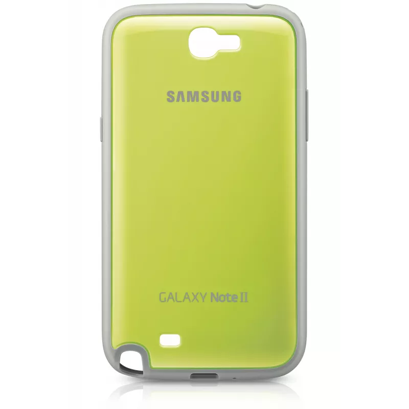 Samsung Protective Cover+ EFC-1J9B takakansi Galaxy Note II -puhelimelle, vihreä