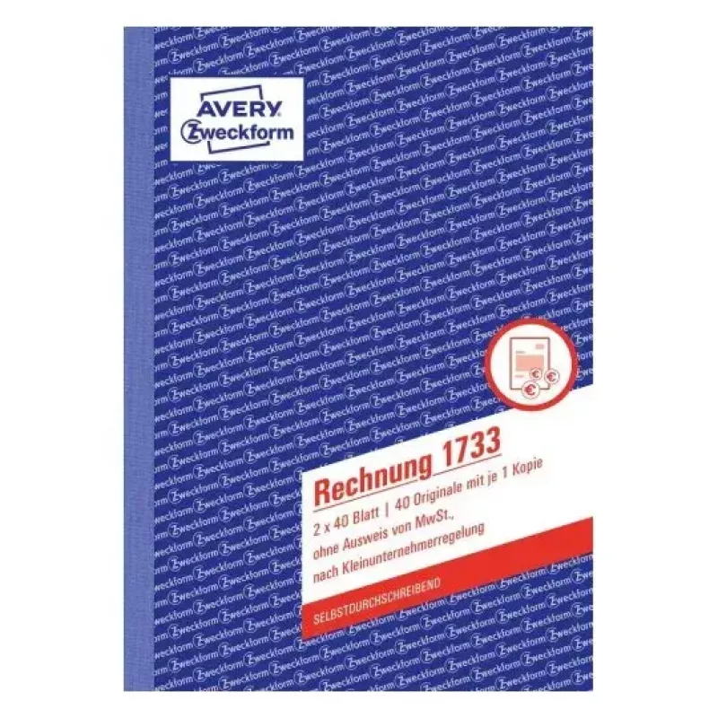 Liikelomake Avery 1733