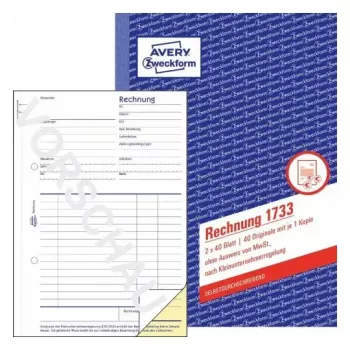 Liikelomake Avery 1733