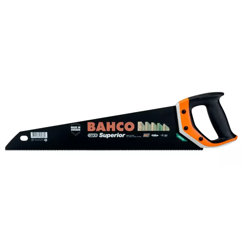 Bahco 2600-19-XT-HP Superior käsisaha, 475 mm, 9 TPI