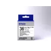 Epson-tarratulostimen kasetti Magnetic LK-7WB2 musta/valkoinen 36 mm (1,5 m)