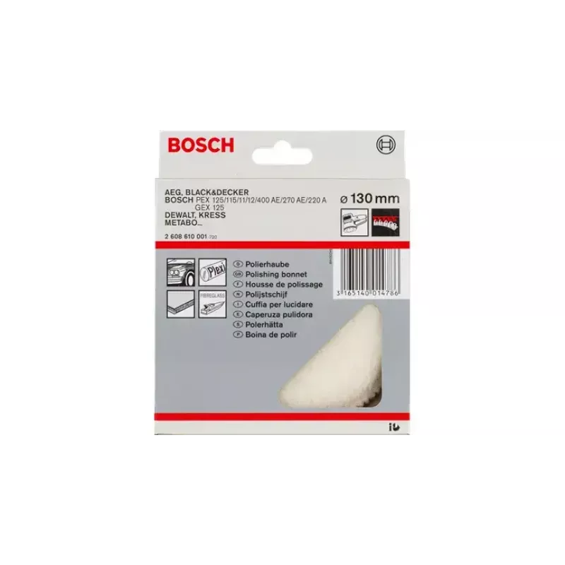 Bosch lampaankarvalaikat 3608610000 halkaisija 16 cm harmaa villa