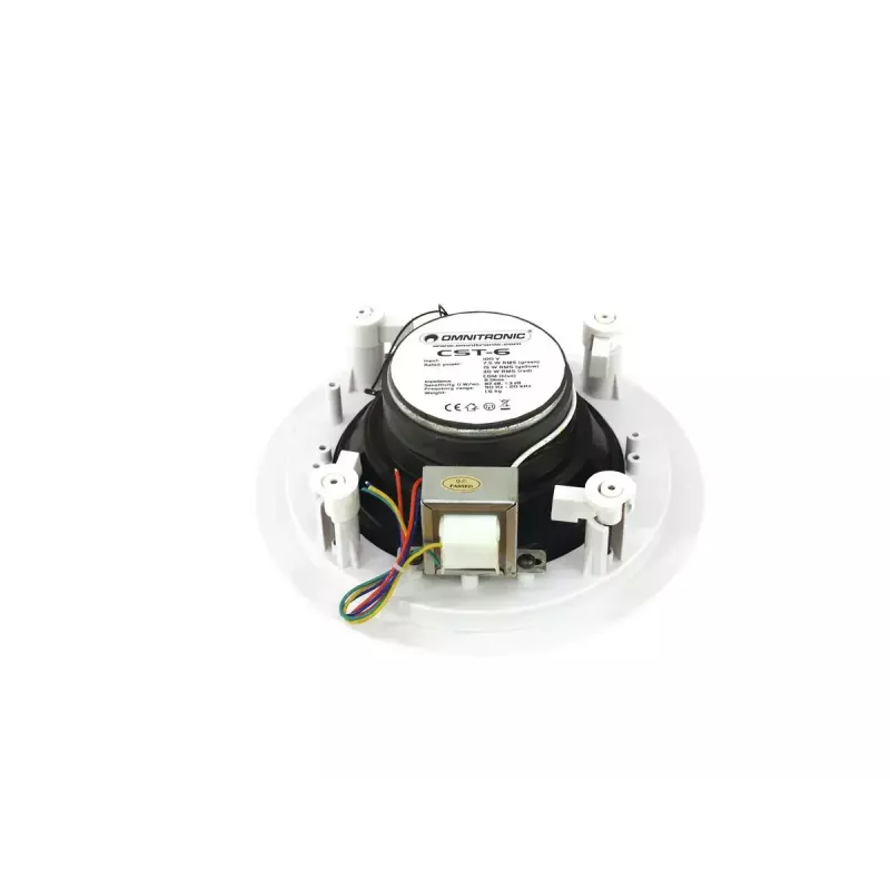 2-tiekaiutin Omnitronic 80710222 valkoinen