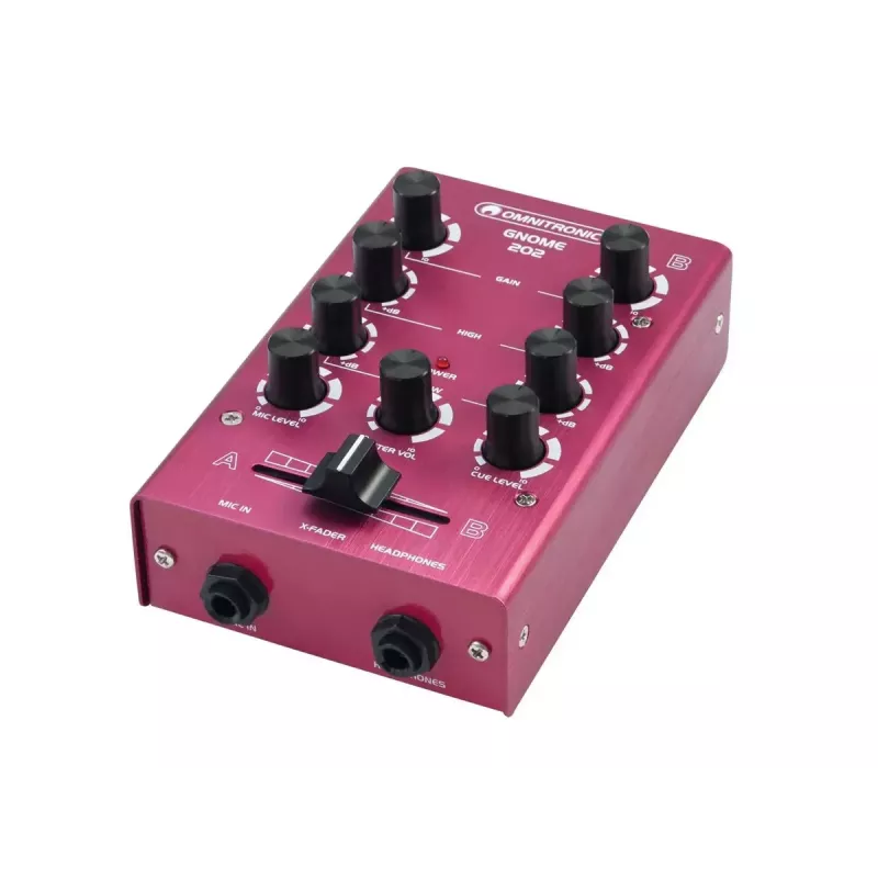 Omnitronic GNOME-202 2 kanavaa 20 - 20000 Hz punainen