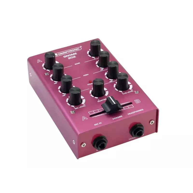Omnitronic GNOME-202 2 kanavaa 20 - 20000 Hz punainen