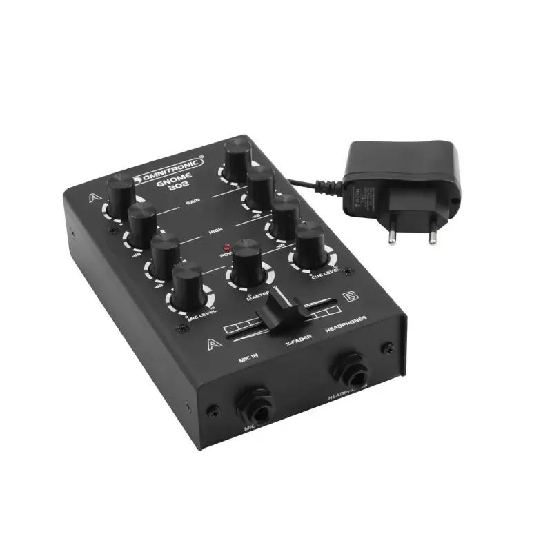 Mikseri Omnitronic GNOME-202 2 kanavaa 20 - 20000 Hz musta