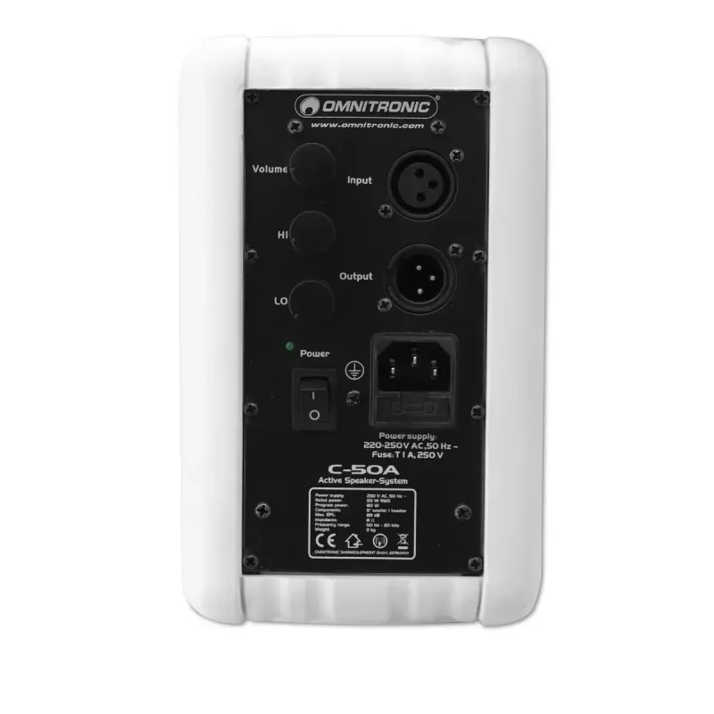 2-tiekaiutin Omnitronic 11036717 50 W
