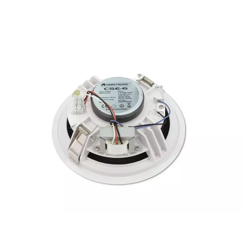 Full range loudspeaker Omnitronic 80710241 valkoinen johdollinen 6 W