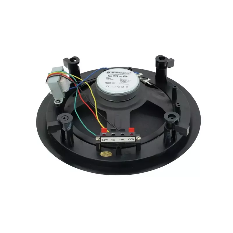 Full range loudspeaker Omnitronic 80710231 musta johdollinen 10 W
