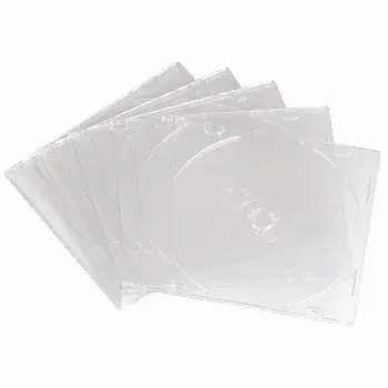 CD ohut tyhjäkotelo Hama 051164 10 kpl:n pakkaus läpinäkyvä 1 levy